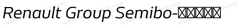 Renault Group Semibo字体转换